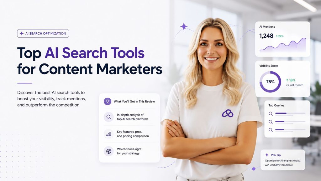 Top AI Search Tools for content marketers