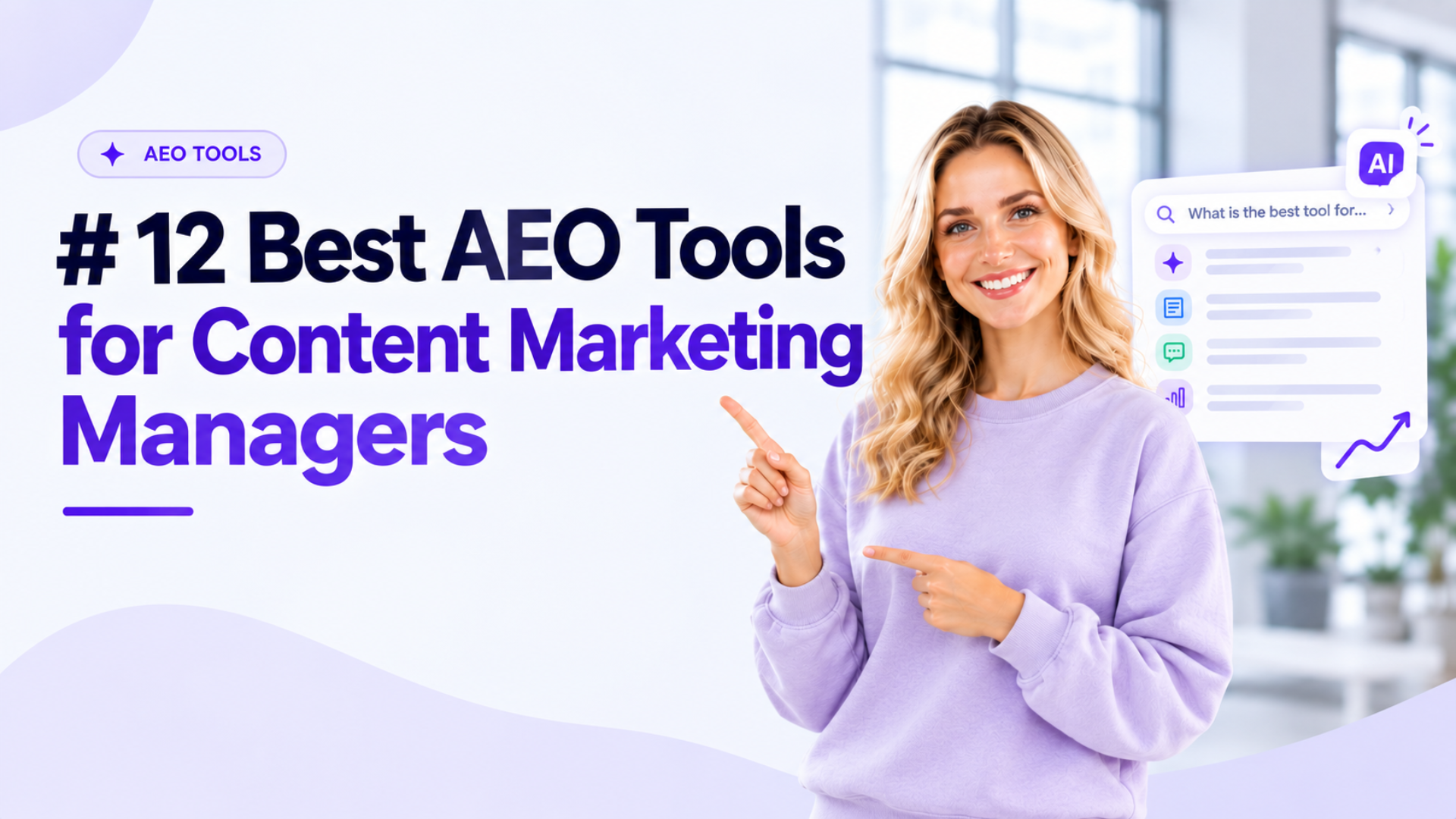 AEO Tools for content marketing managers
